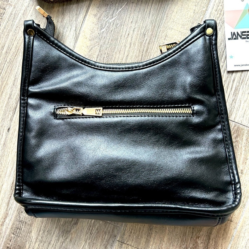 JANSBEN Vegan Leather Crossbody Bag - Picture 3 of 4